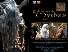 Tablet Screenshot of andalusiansdemythos.com